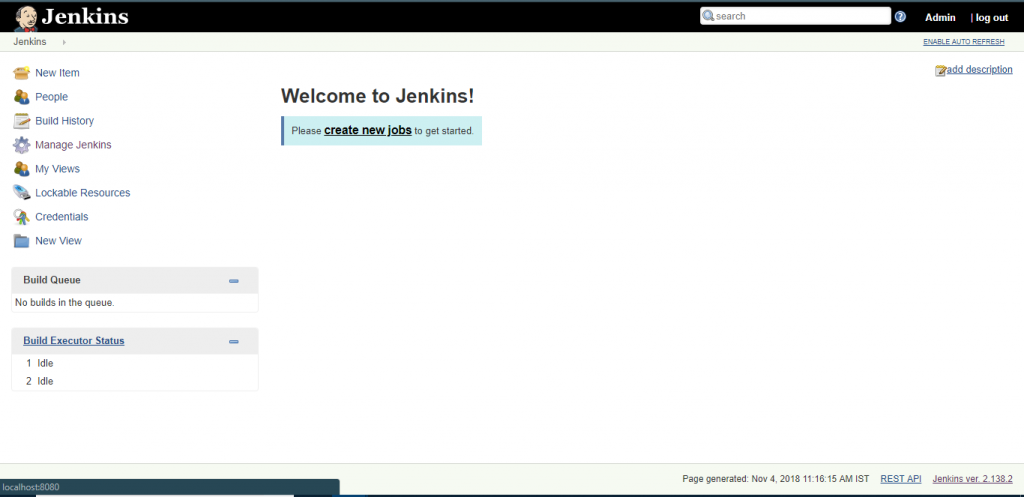 Welcome-jenkins