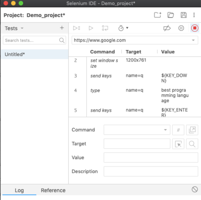install selenium ide addon in chrome