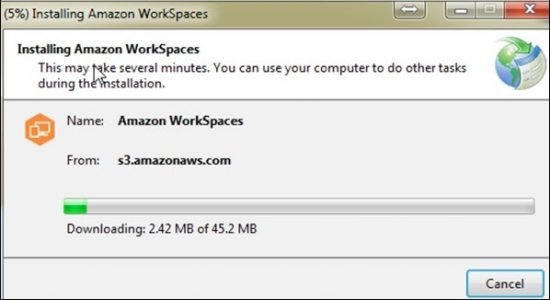 amazon workspaces web client