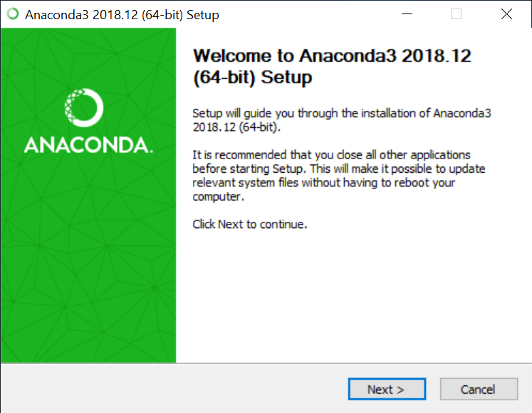 welcome to anaconda