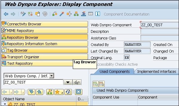 Patterns in Webdynpro