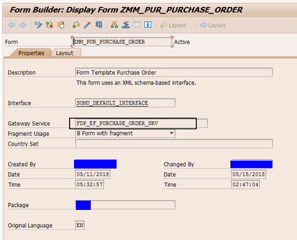 SAP Adobe forms