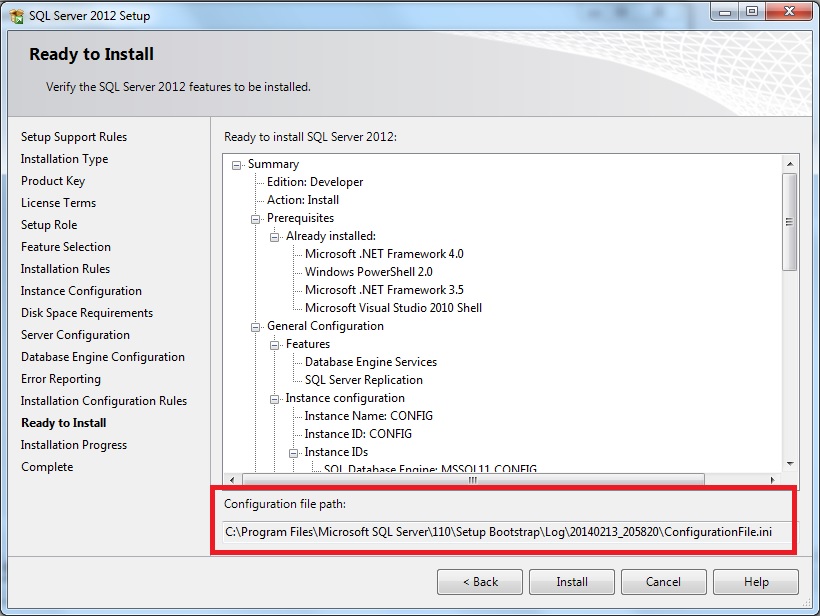 configuration file store MDS configurations