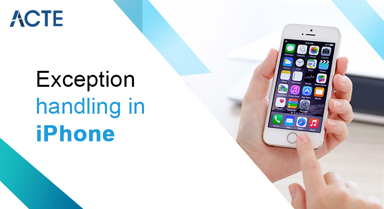 Exception handling in iPhone articles ACTE