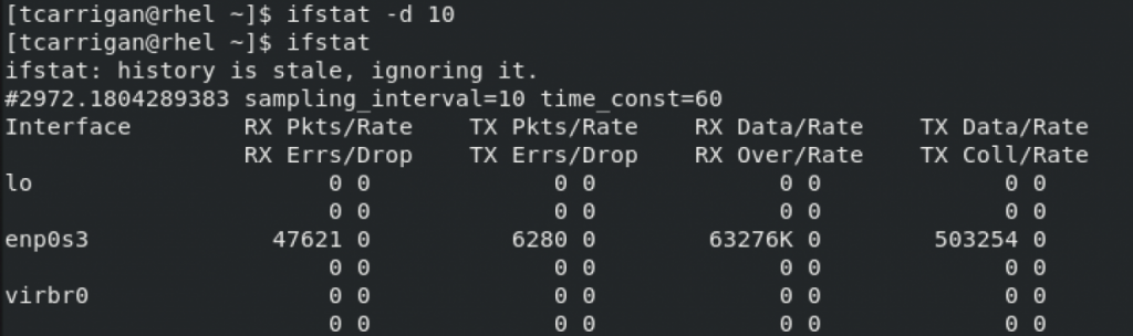 Ifstat Command