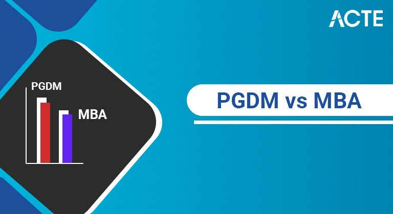 PGDM vs MBA-ACTE