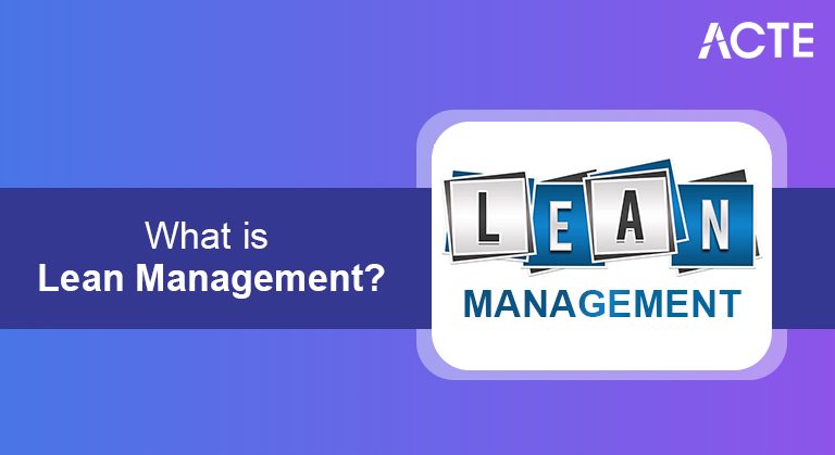 What is Lean Management articles ACTE