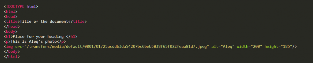HTML Code