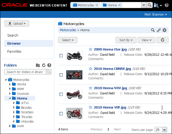 Basic WebCenter Content Tasks