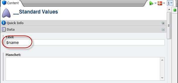 Values of Sitecore