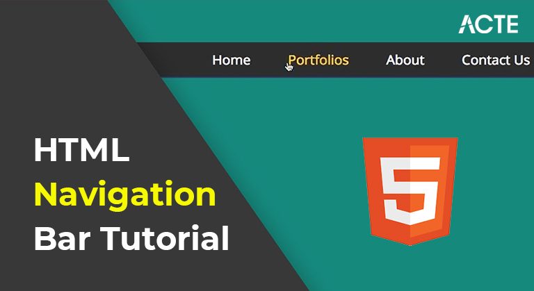 HTML Navigation Bar Tutorial ACTE