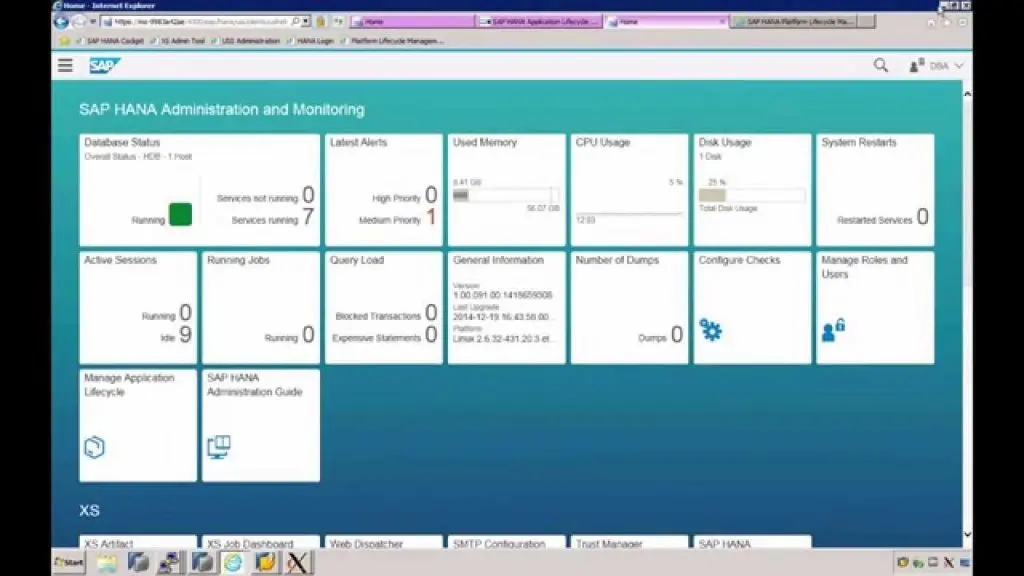 SAP HANA Administration