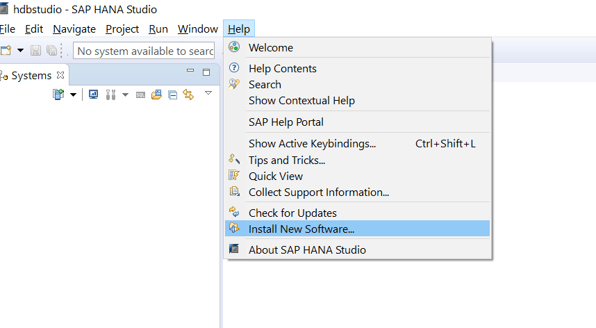 SAP HANA Studio