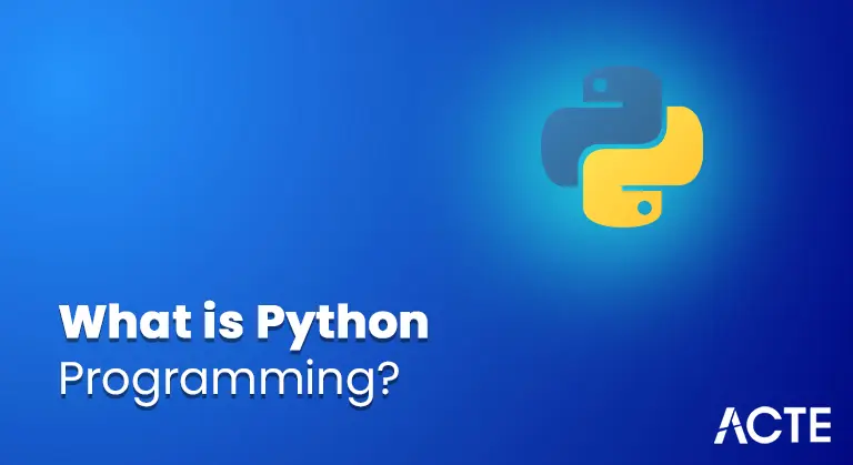 What is Python Programming article ACTE