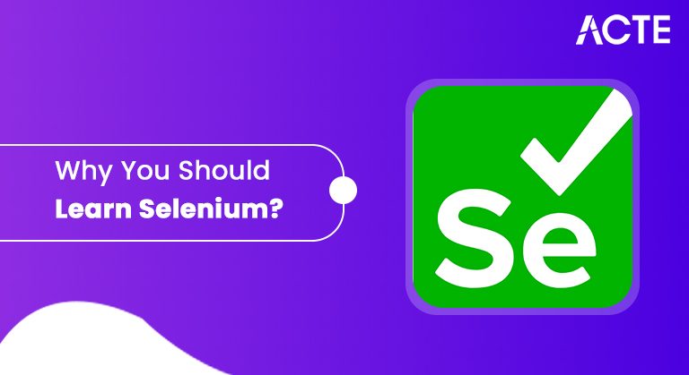 Why You Should Learn Selenium article ACTE
