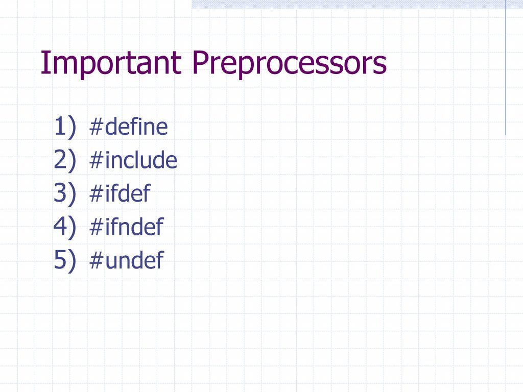 C# Preprocessor Importance