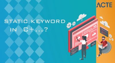 static keyword in c ACTE