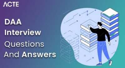 DAA Interview Questions and Answers