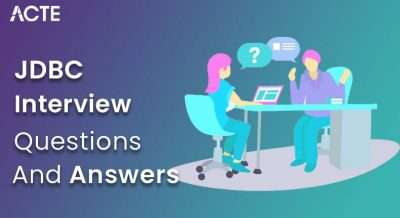 JDBC Interview Questions and Answers