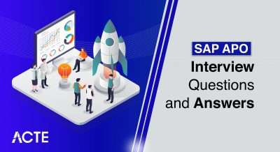 SAP APO Interview Questions and Answers