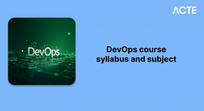 DevOps syllabus Article