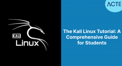 Kali Linux Tutorial Article