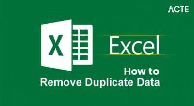 Remove Duplicate Data from Excel Article