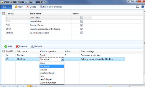 Setting Up Basic Data Validation Rules