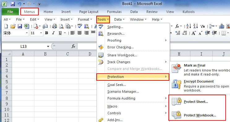 Use Password Protection in Excel