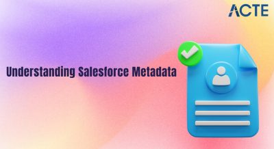 Understanding Salesforce Metadata Article