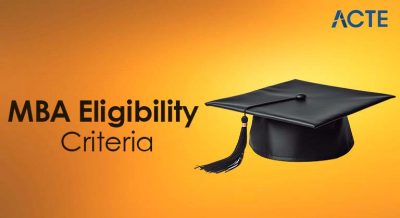 MBA Eligibility Criteria Article