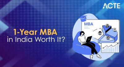 1-Year MBA in India Worth It Article
