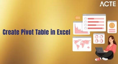 Create Pivot Table in Excel Article