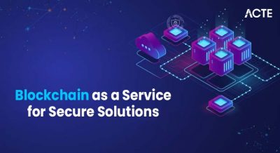Blockchain as a Service Article