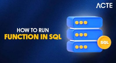 How to Run Function in SQL Article