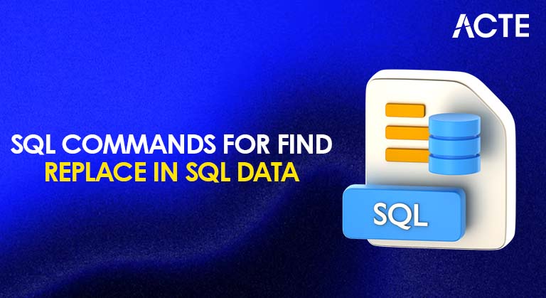 Use Sql Commands For Find Replace In Sql Data Article