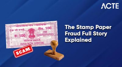 The Stamp Paper Fraud Article