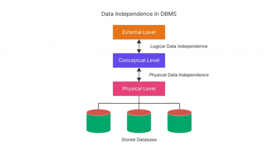 Learn What a Database Is and How - Data Independence Acte 542x300
