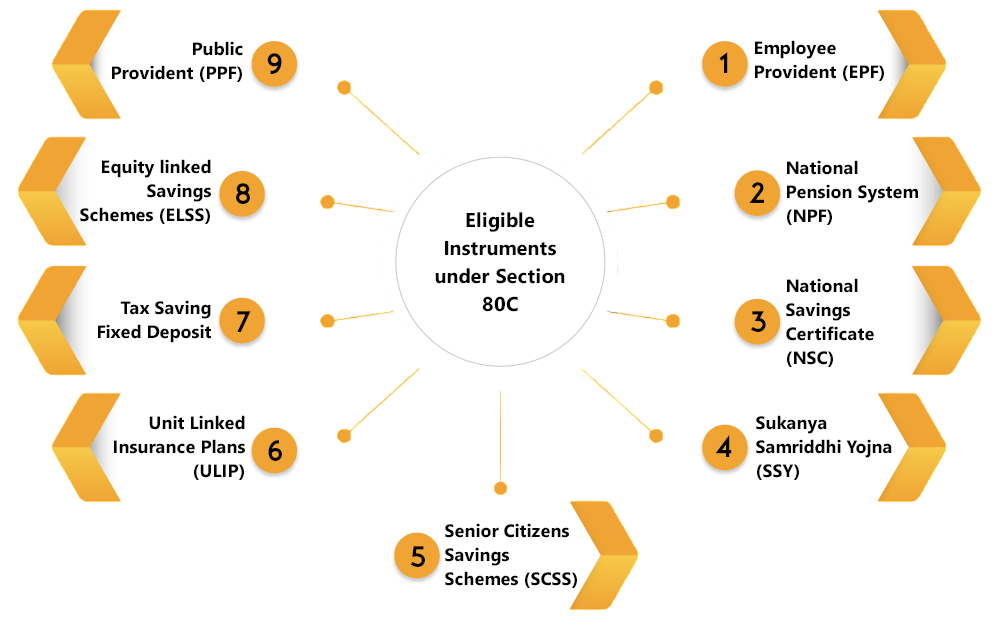 Eligible Instruments under Section 80C Article