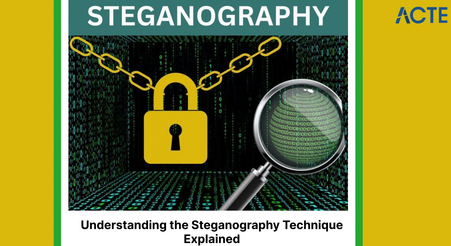 Steganography Technique Article