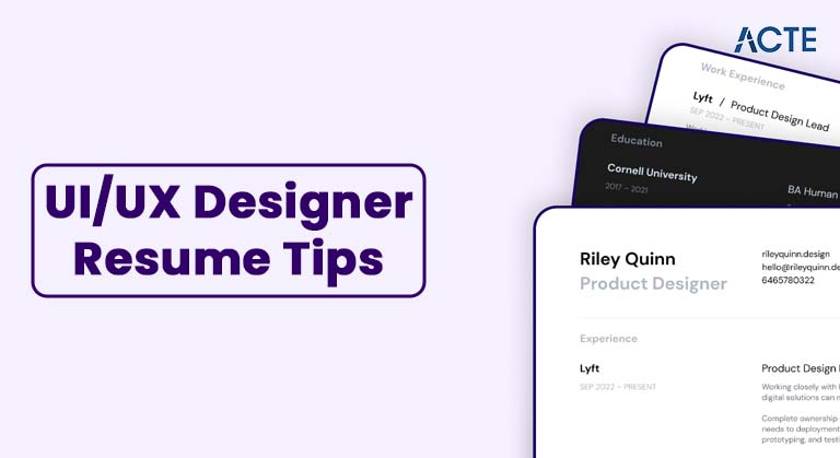 UI-UX Designer Resume Tips Article