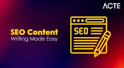 SEO Content Writing Made Easy Article