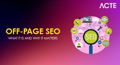 Off-Page SEO Article