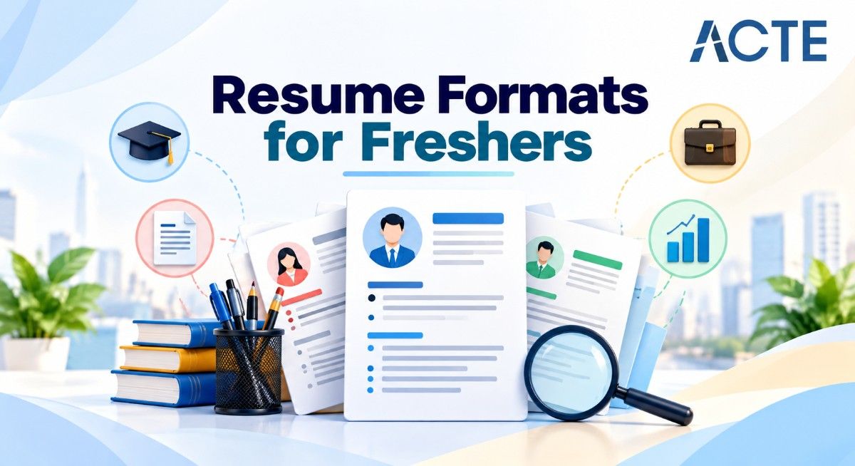 Resume Formats for Freshers