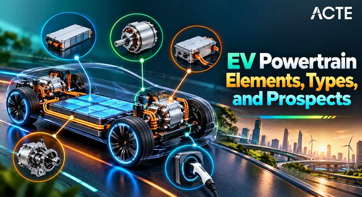 EV Powertrain: Elements, Types, and Prospects Article