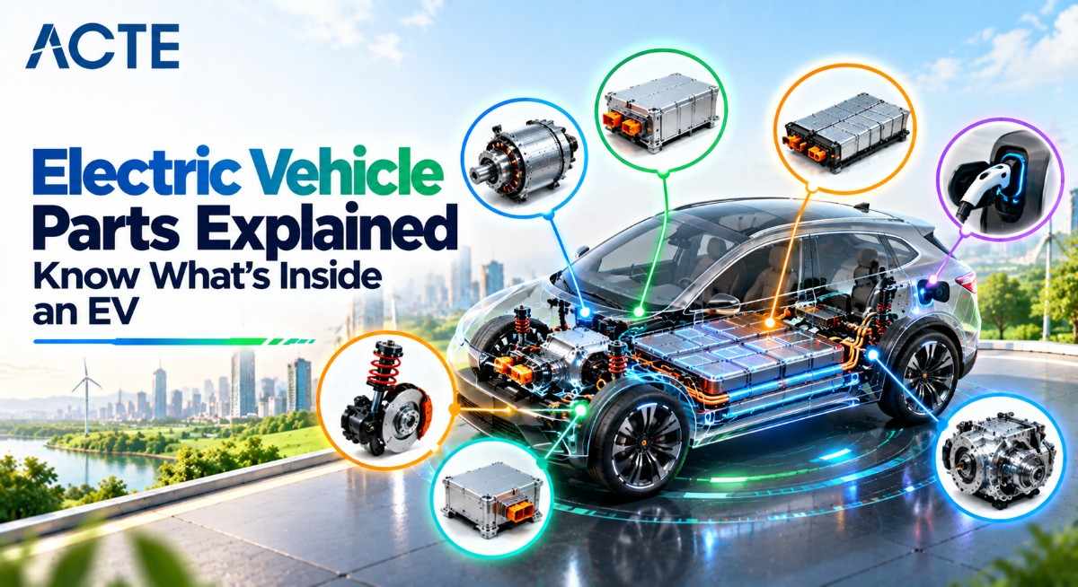 Electric Vehicle Parts Explained: Know What’s Inside an EV Article