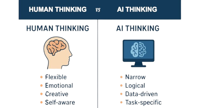 Human-Like Understanding vs Statistical Analysis in AI Article