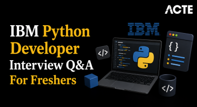 IBM Python Developer Interview Questions