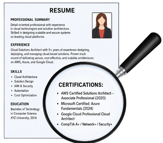Adding Certifications and Training Article