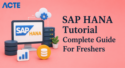 SAP HANA Tutorial